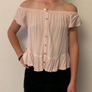 American Eagle Off-the Shoulder Blouse